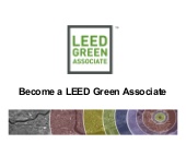 Webinar: Become a LEED Green Associate