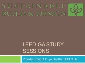 LEED Green Associate Study Session #1