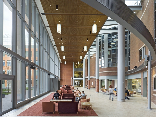 Syracuse University Life Sciences atrium