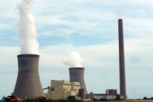 Fly ash is produced by burning coal.