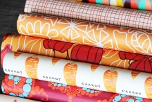 Spoonflower offers custom, PVC-free eco-friendly wallpaper.