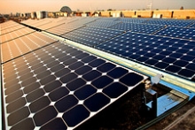 A solar installation at an Intel plant in Vietnam produces renewable energy. This energy can be used on-site or sold to produce RECs which can be purchased by LEED projects without on-site renewables.
