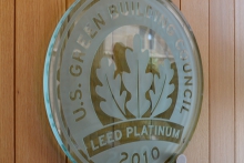 LEED Platinum Plaque