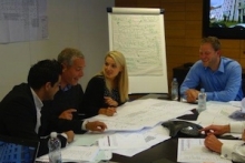 Building design and construction requires stakeholder meetings early on.