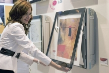 LG Artcool offers aesthetically pleasing efficient indoor conditioning.