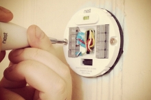 Home Depot claims that by switching from a manual to a programmable thermostat, you could save as much as $180.00 per year on your energy bill.