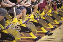Designing for active occupants inside buildings can incorporate the use of stationary bikes.  