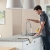 Moen's Brantford MotionSense faucet offers touchless sensors for easier control.