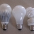 LED lighting is typically much more efficient (often more expensive too) when compared to other light bulb technologies. This LED uses only 7.5 watts, the incandescent uses 60 watts, and the CFL uses 13 watts.