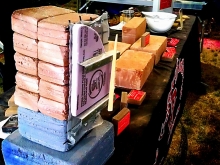 Engineering for Change Compressed earth blocks are built using local soil, clay and aggregate.