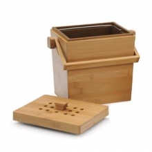 Garden Tones Countertop Bamboo Compost Pail